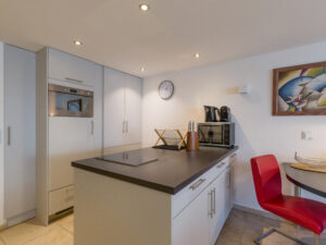 Trendguide_Suites_Neugasse_8_Kirchberg_Studio_Sauna_Wohnraum_Kueche